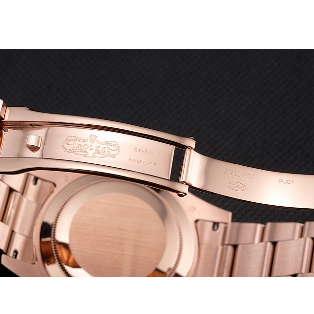 MiroTime 0824 Rolex Sky Dweller Rose Gold Dial Rose Gold Case And Bracelet